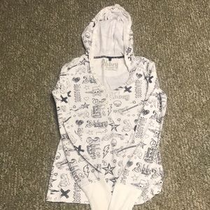Abbey dawn light hoodie
